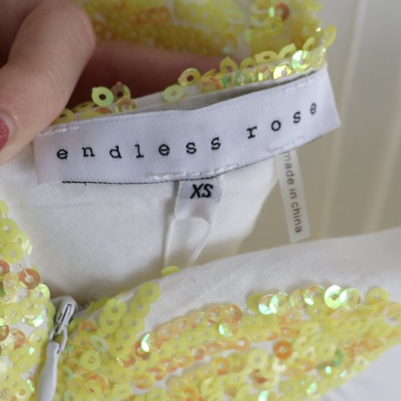 Gorgeous Yellow Sequin Bell Sleeve Backless Dress - Picture 6 of 7